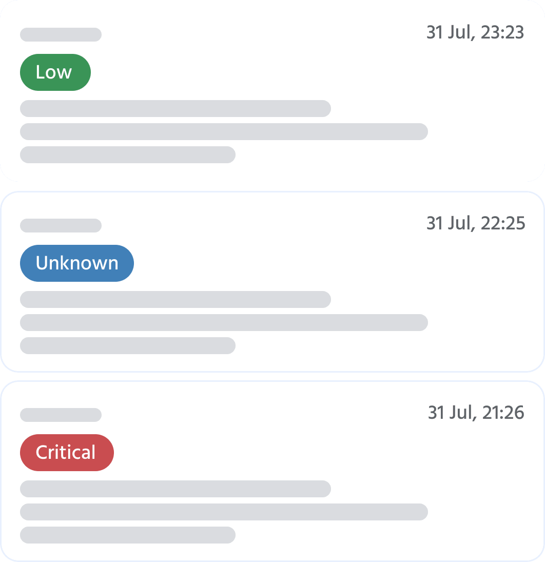 A view of the app